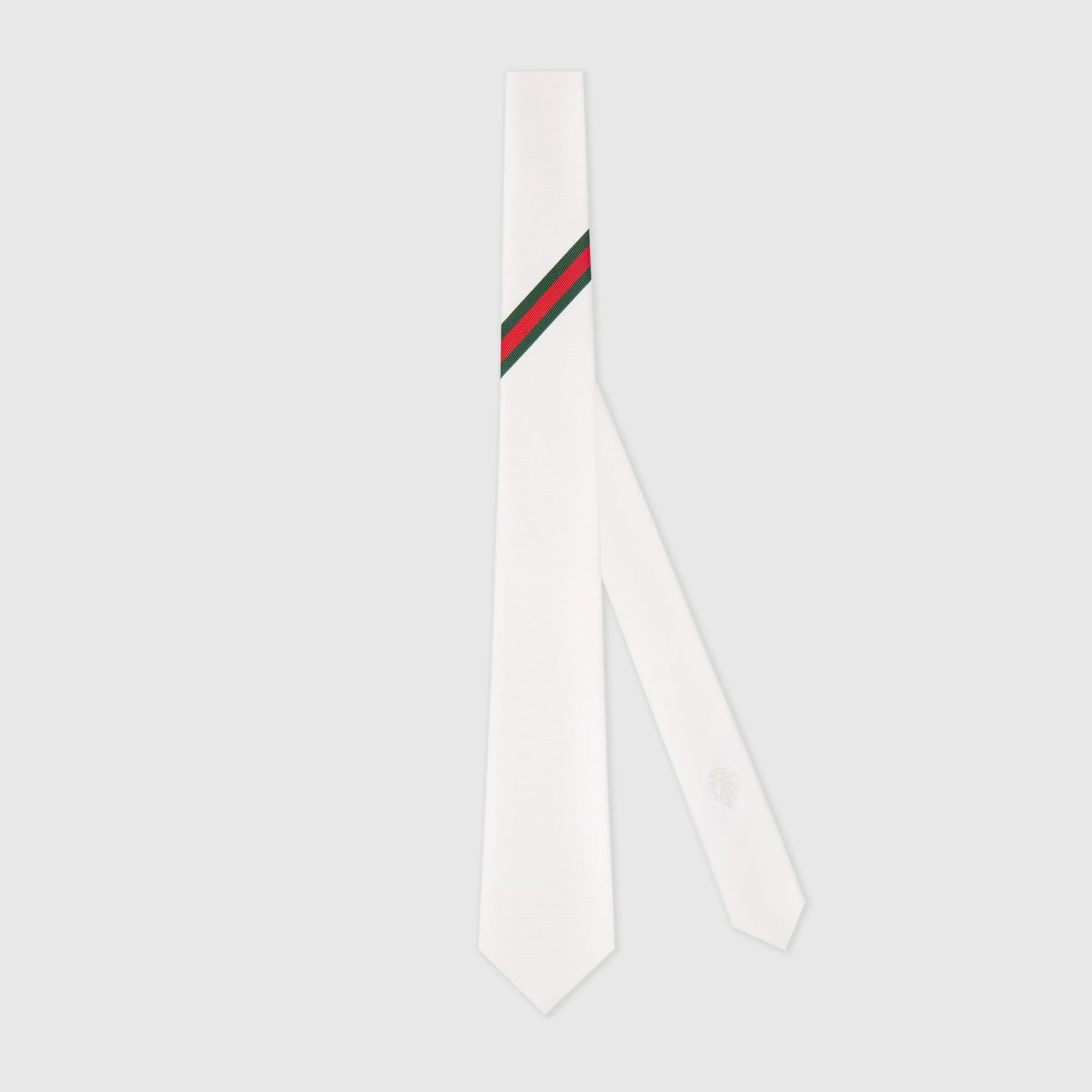Web silk jacquard tie - 1
