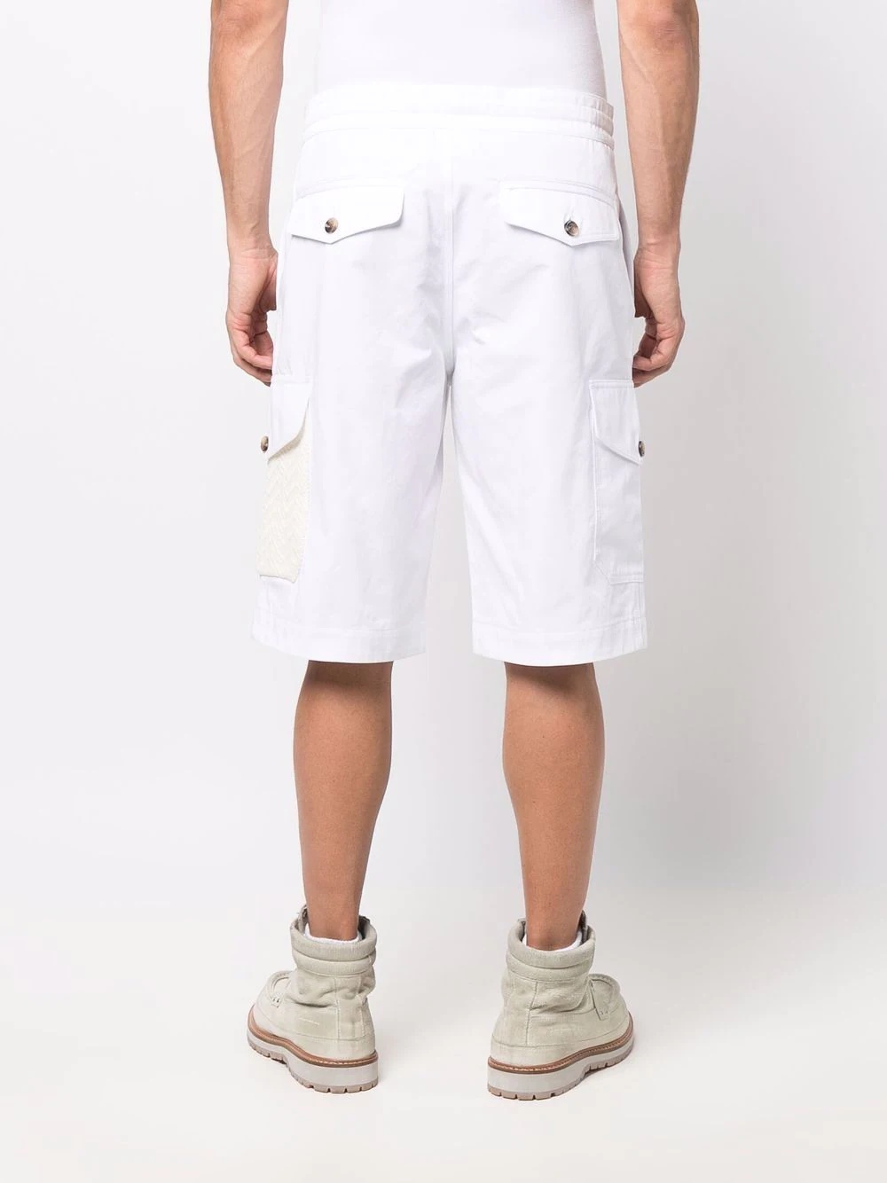 knee-length cargo shorts - 4