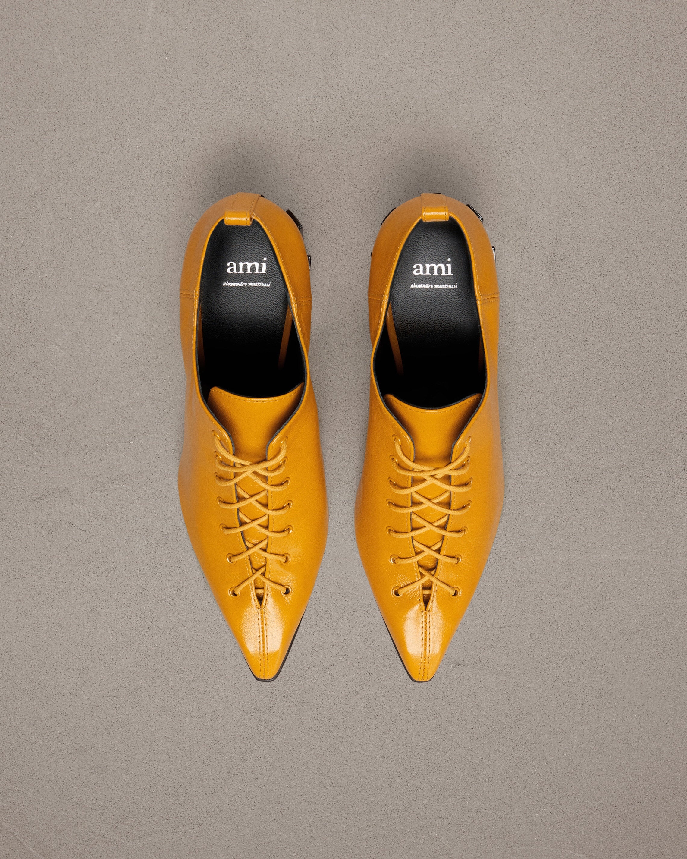 POINTED TOE LACE-UP SHOES - 5