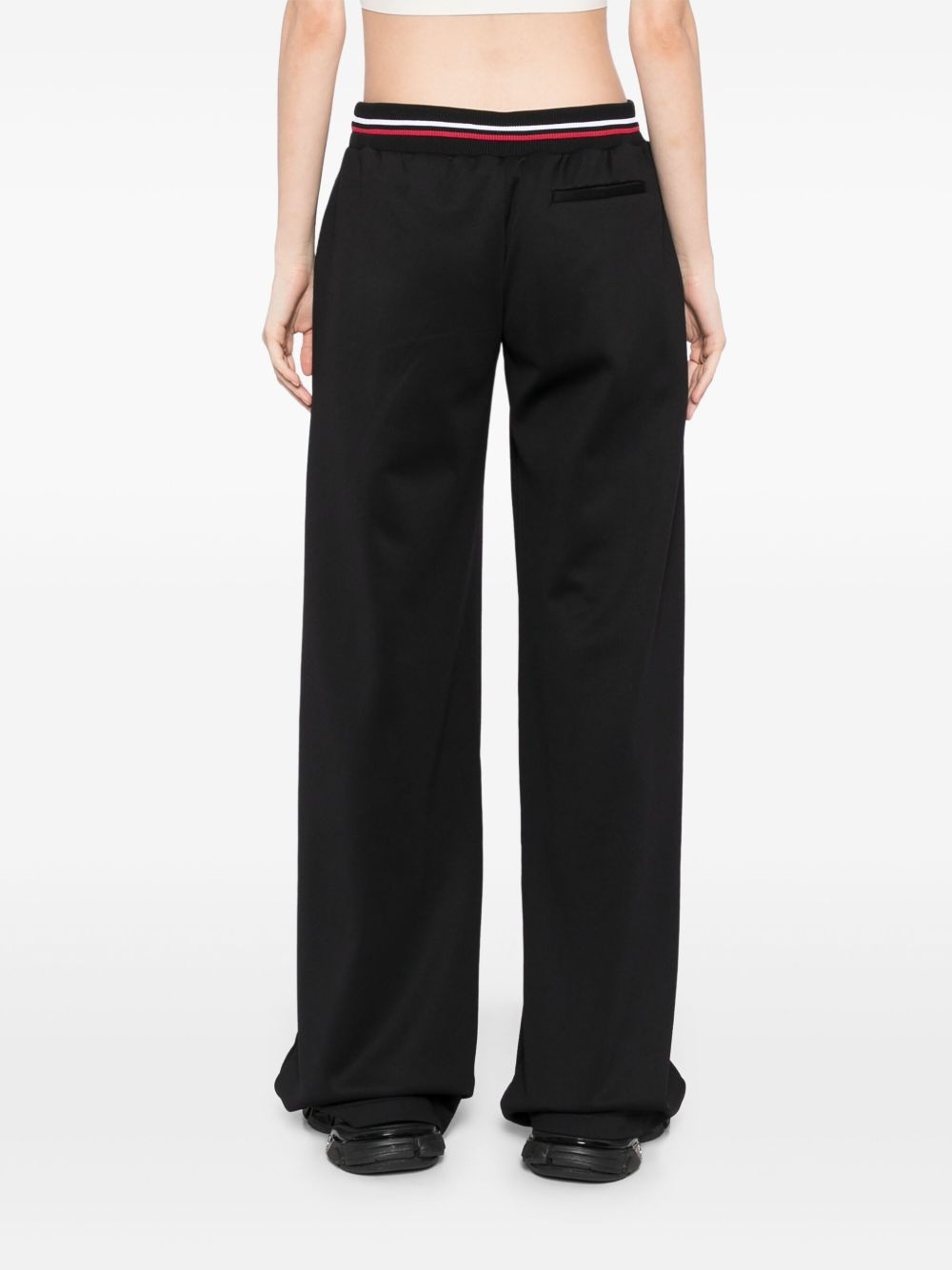 stripe detail pants - 4