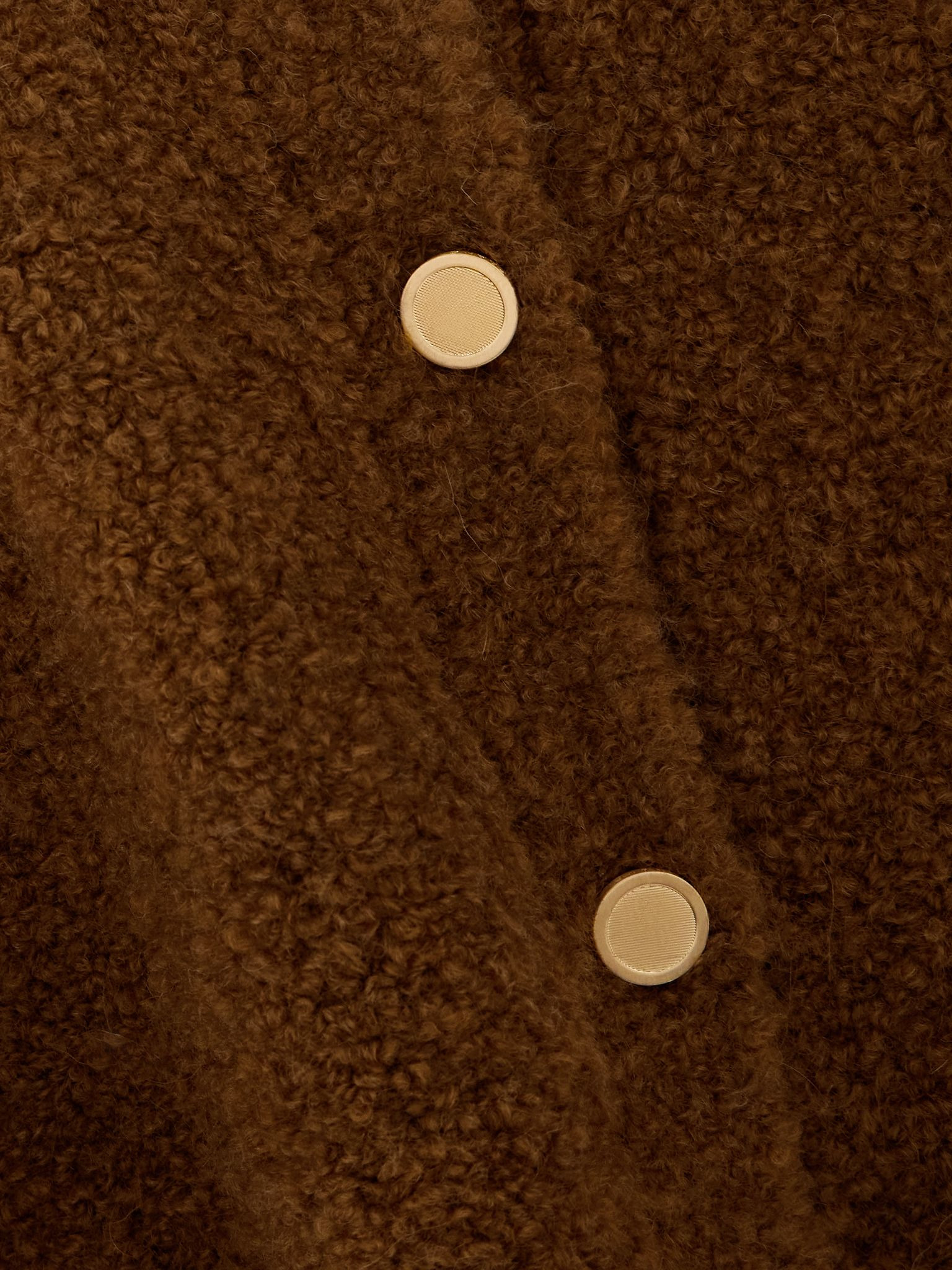 Brushed-knit cardigan Camel - 4