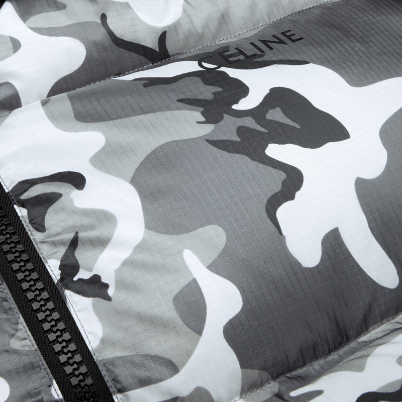 CELINE SHORT DOWN JACKET IN NYLON 4