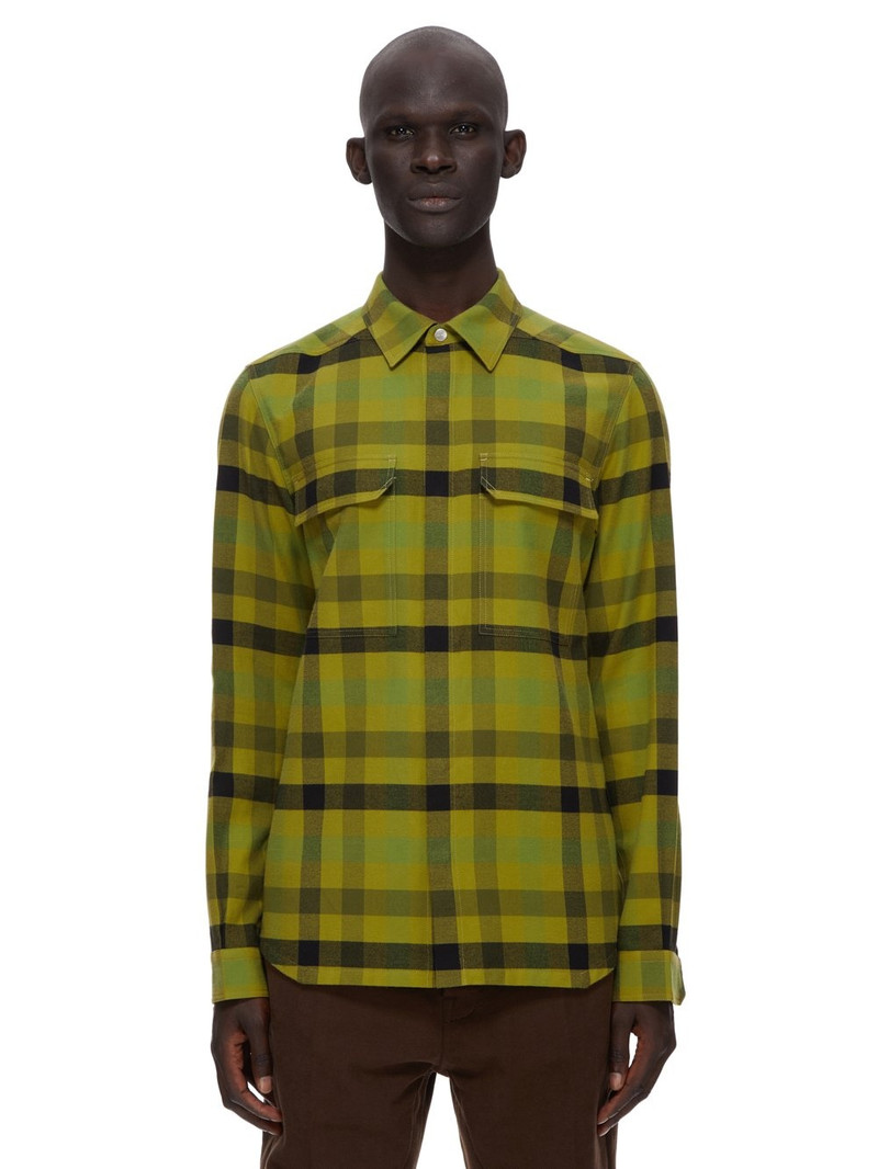 check-pattern cotton shirt 1