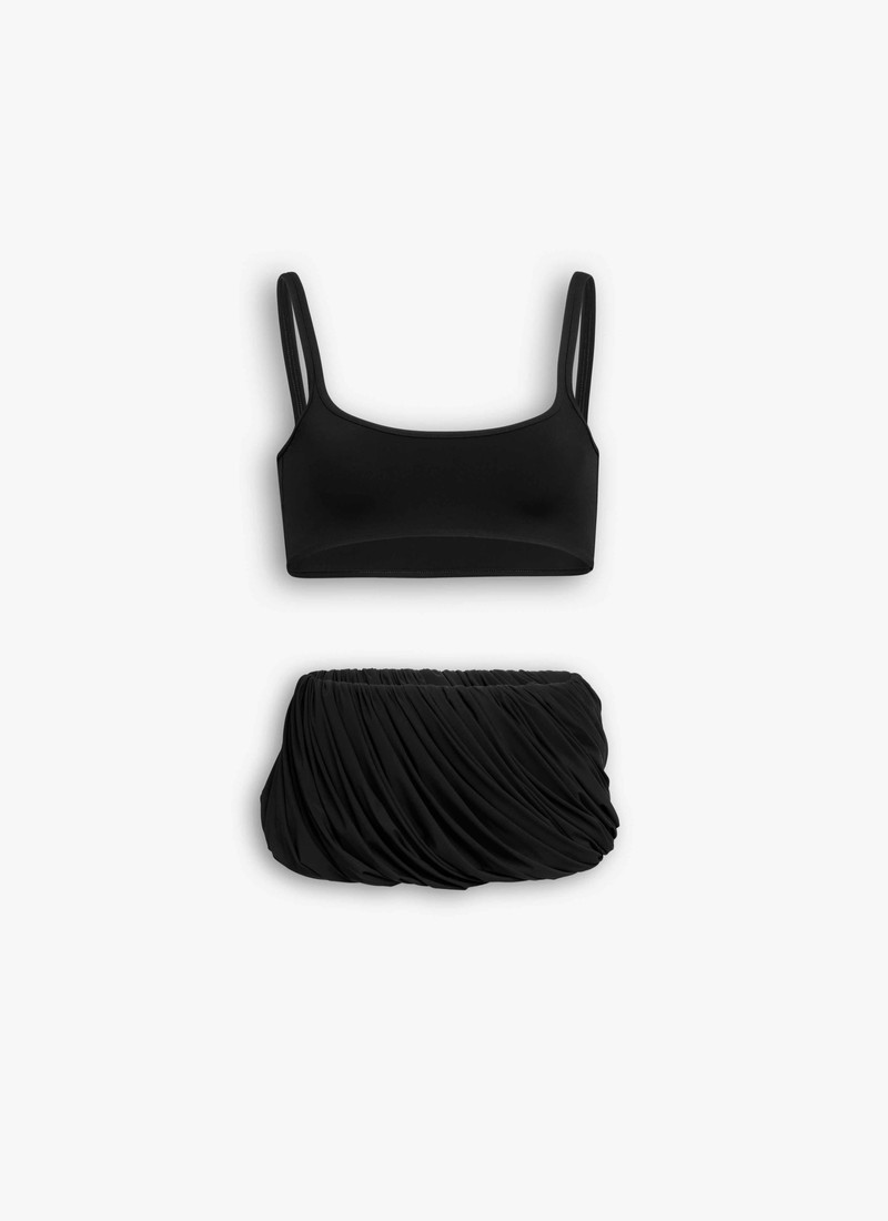 SCULPTING JERSEY TWISTED BIKINI SET - 1