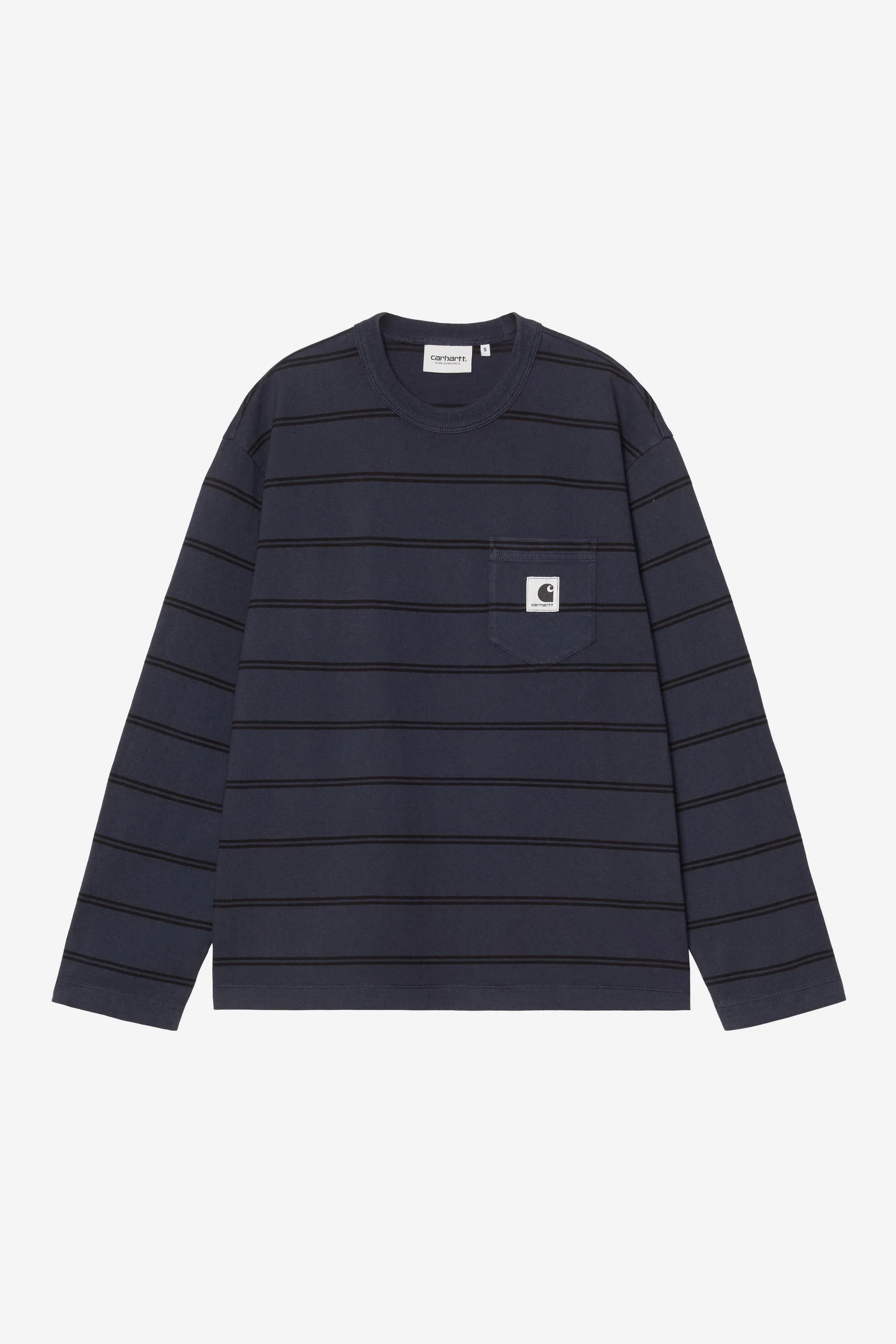 Women’s Long Sleeve Cardona Stripe Pocket T-Shirt - 1