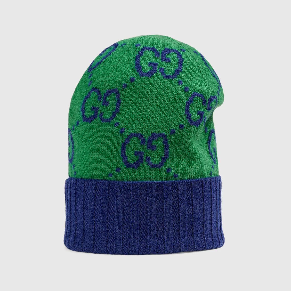 GG knit wool hat - 2