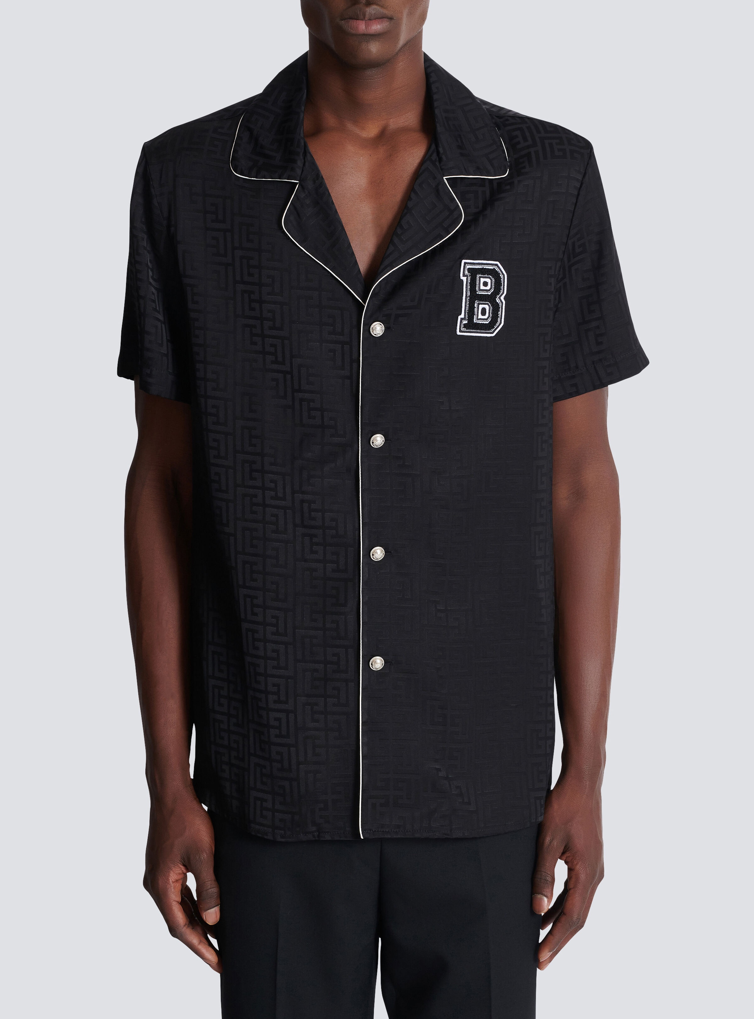 Balmain Varsity pyjama shirt - 5