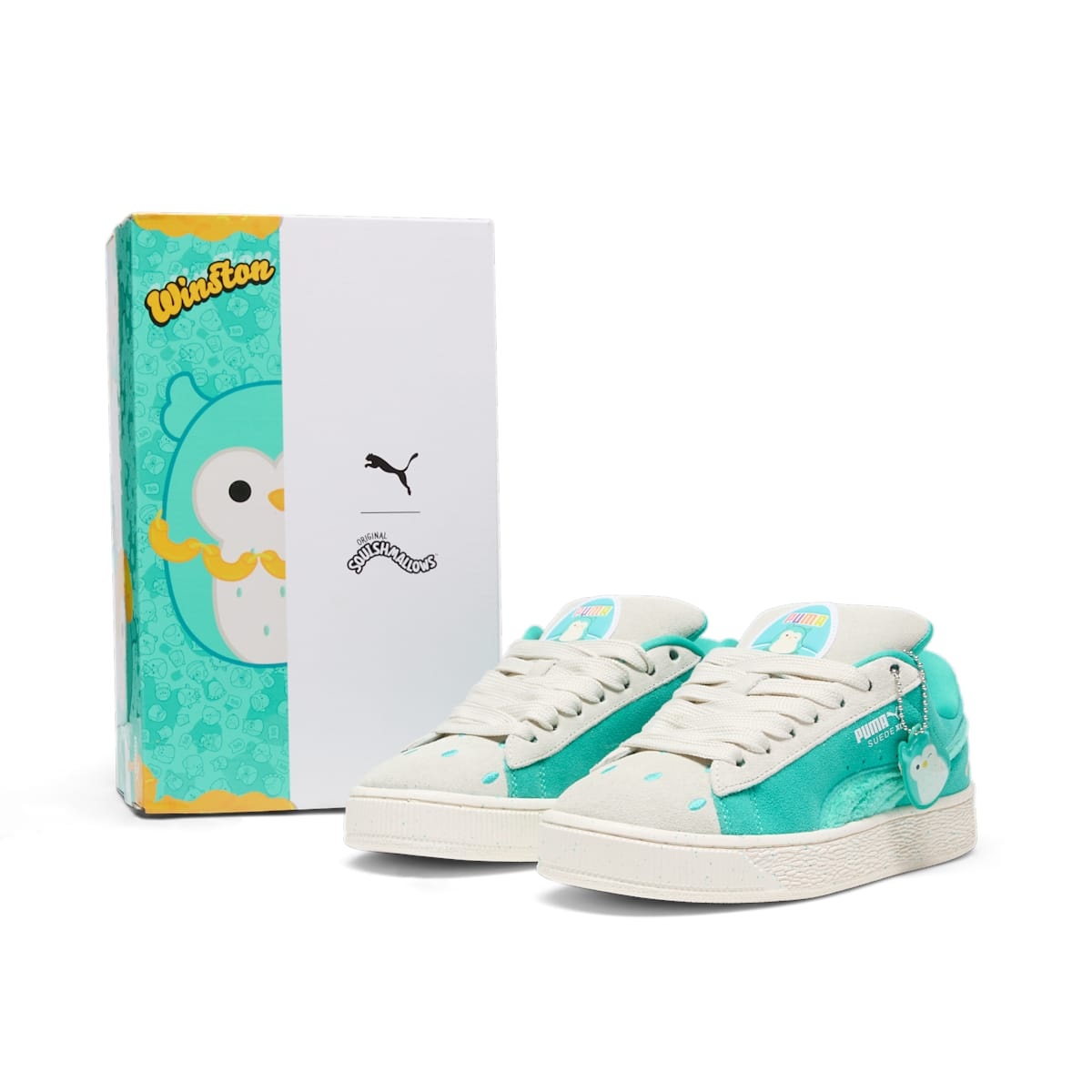 (WMNS) PUMA x Squishmallows Suede XL 'Winston' 399421-01 - 3