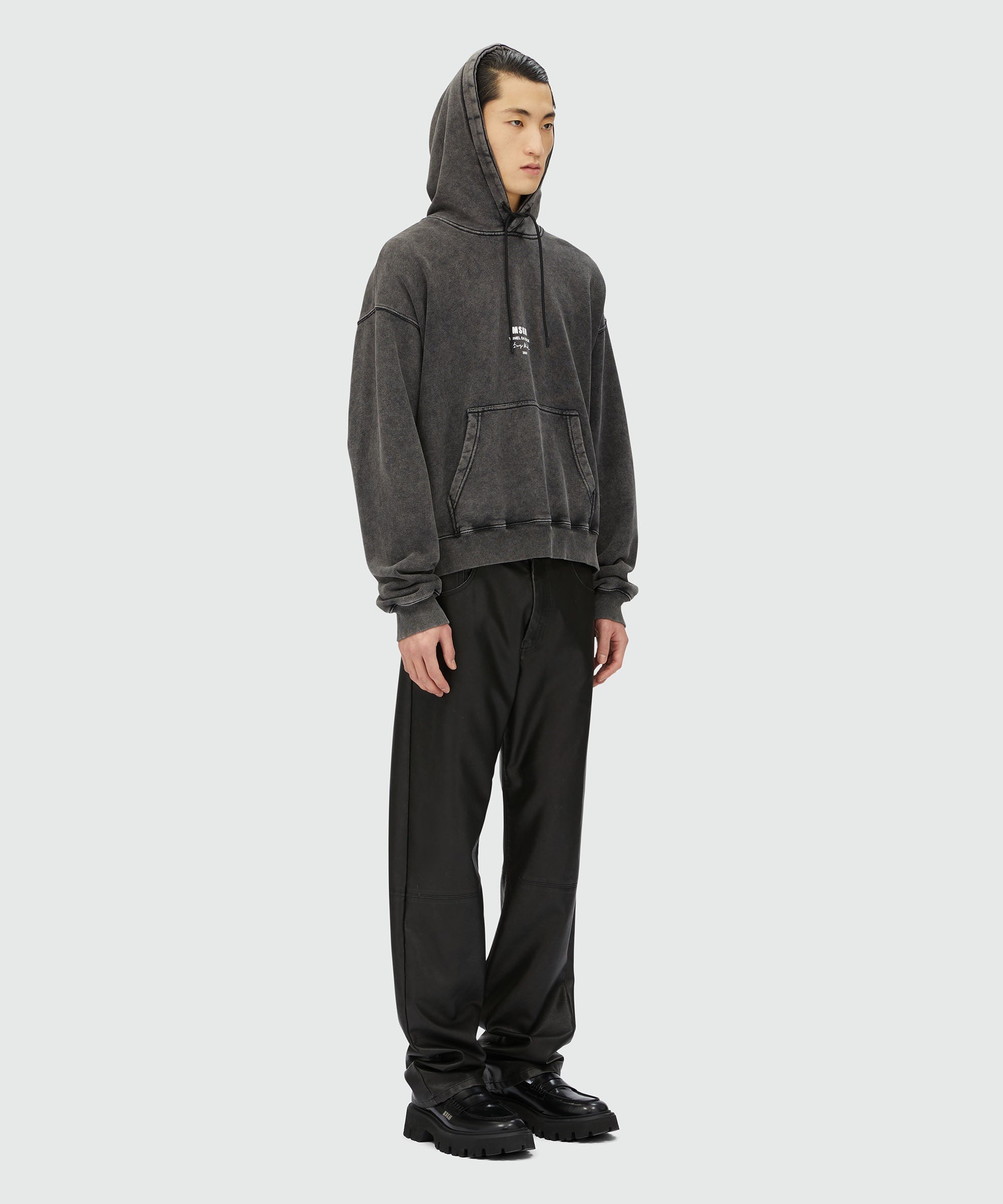 Faded jersey sweatshirt with  "Túnel da Xerox" print - 4