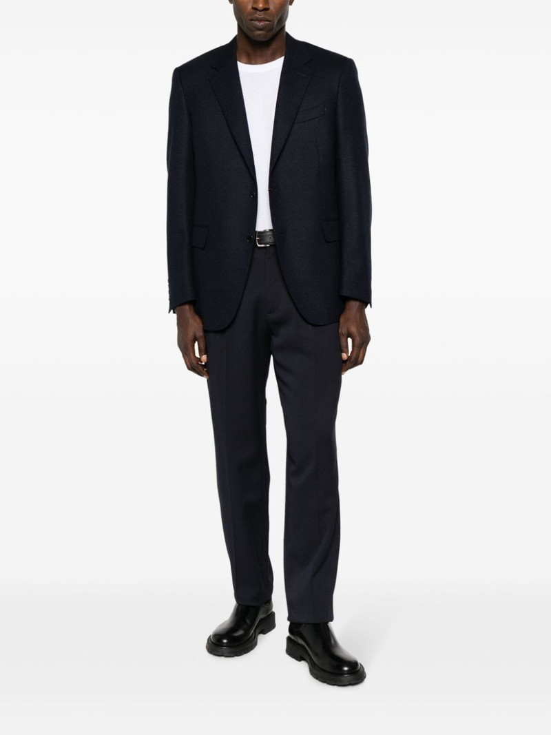 Canali notched-lapel single-breasted blazer outlook