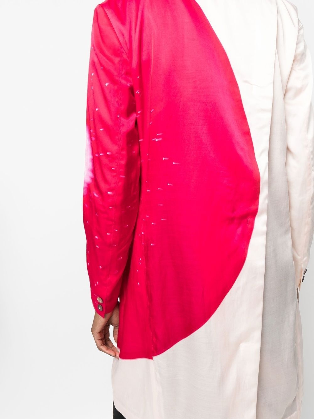 graphic button-up coat - 5