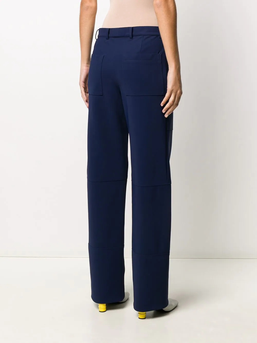 straight-leg trousers - 4