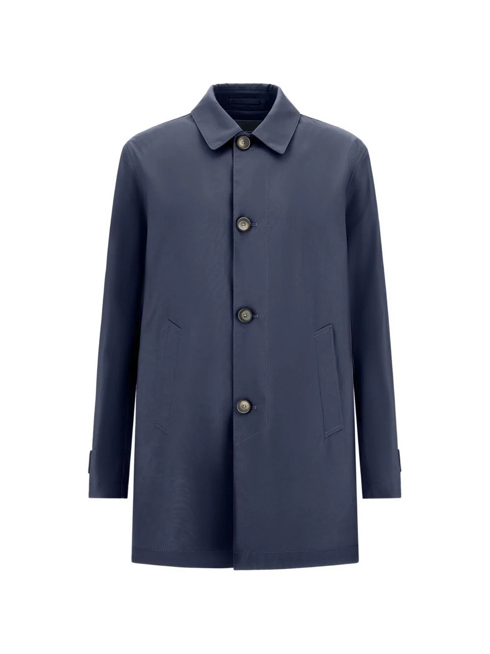 welt-pocket raincoat - 1