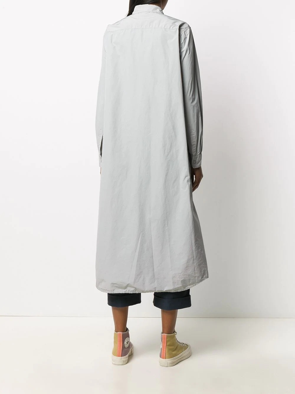 oversized shirt overcoat  - 4