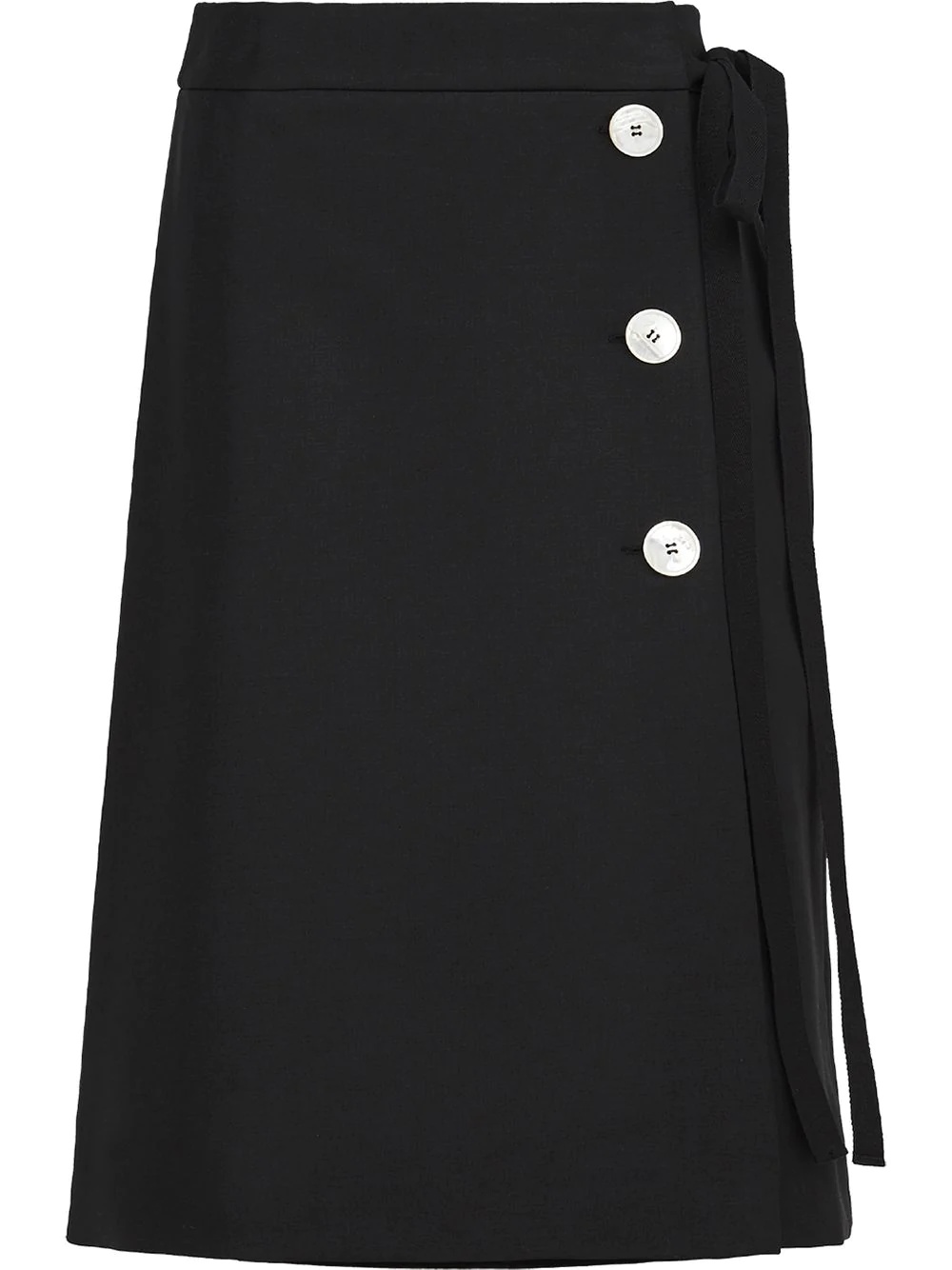 buttoned midi skirt - 1