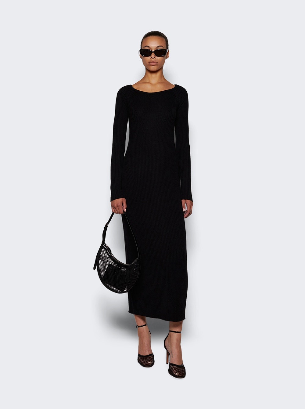Anoush Knitted Dress Black - 2