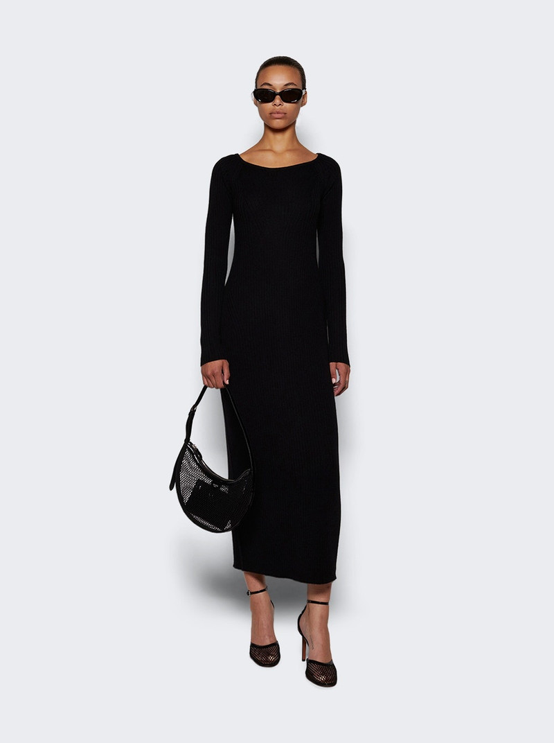 Loulou de Saison Anoush Knitted Dress Black outlook