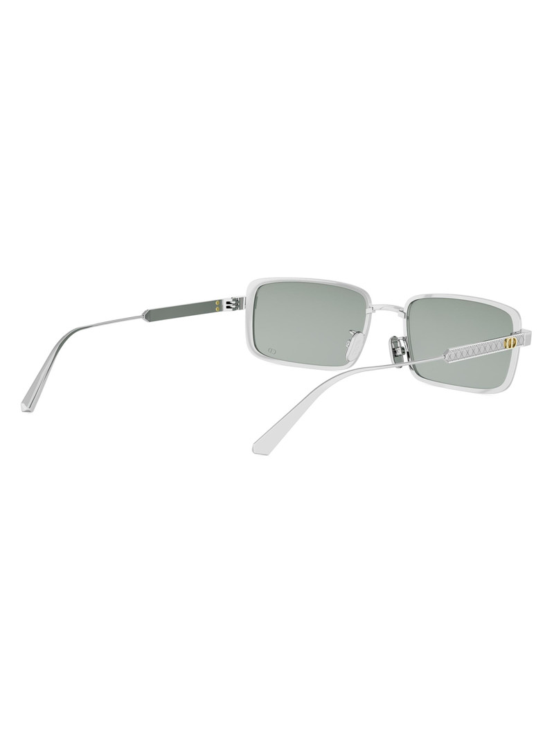 Women's DiorCannage S2U 55MM Rectangular Sunglasses - Silver Grey 6