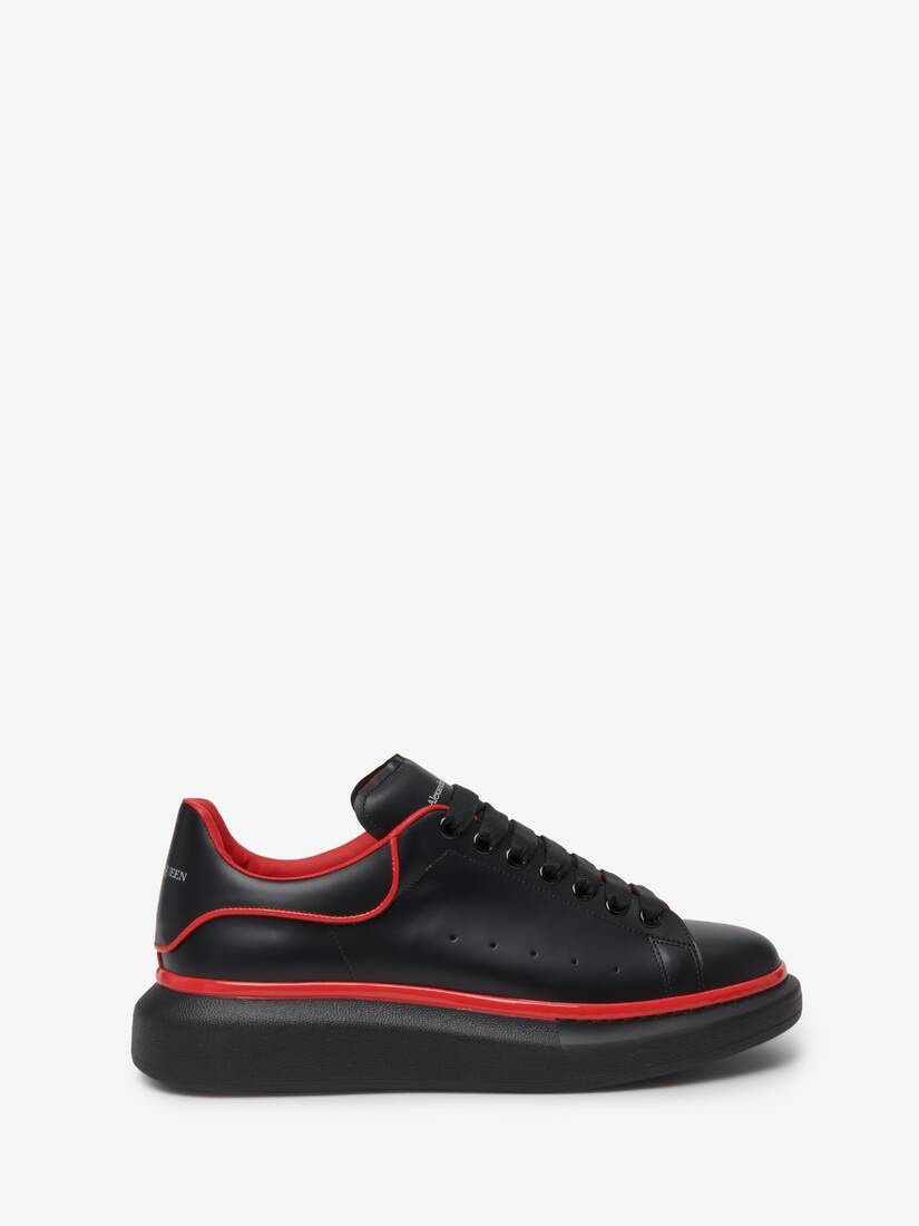 Red and black alexander mcqueen sneakers on sale