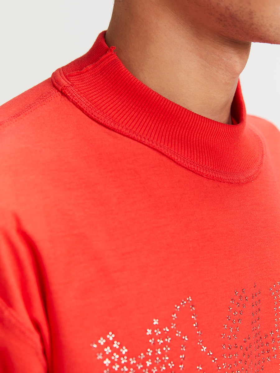 Magliano | Studded Magliano Tee Poppy Red - 5