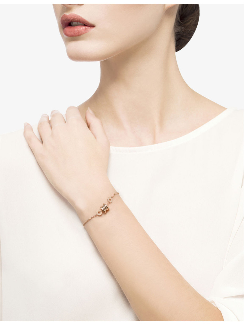 BVLGARI B.zero1 18ct rose-gold bracelet outlook