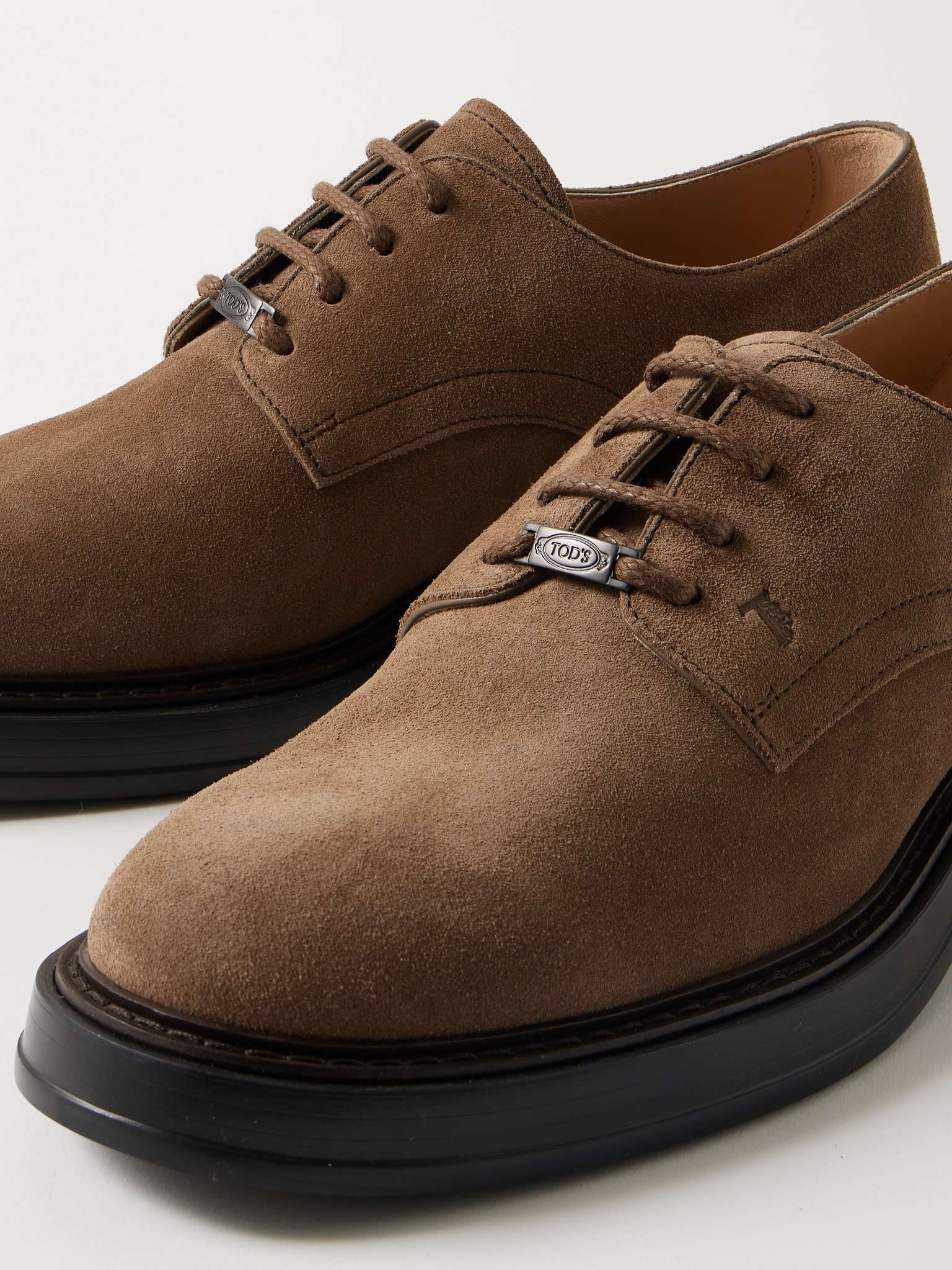 Suede Derby Shoes - 6