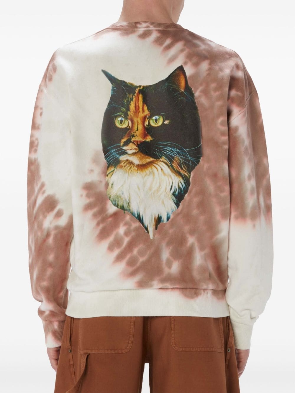 Anchor-logo tie-dye sweatshirt - 4