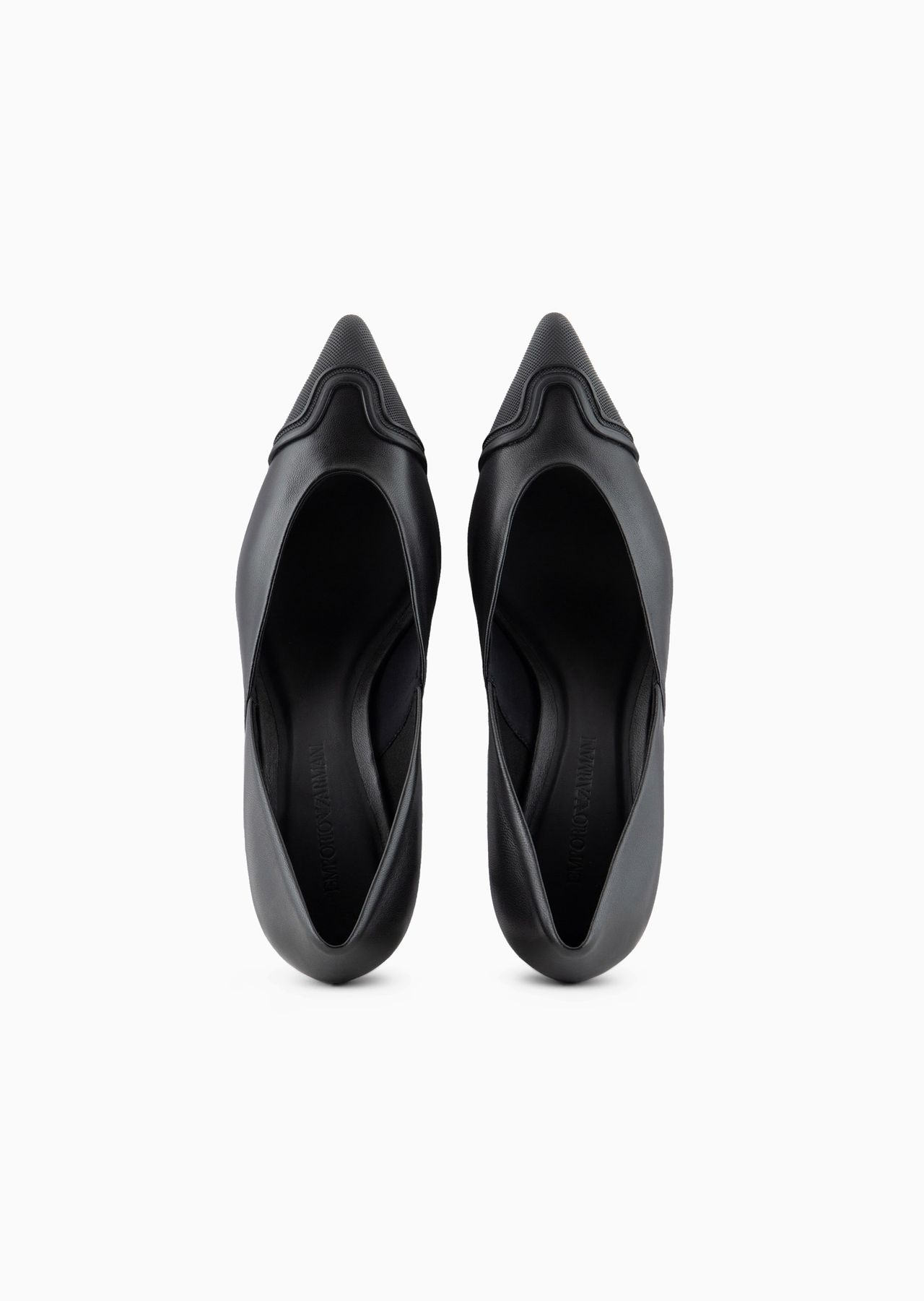 Nappa leather court shoes with rubber toe - 3