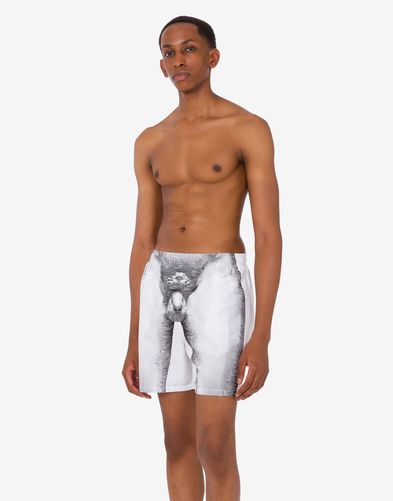 PRINTED NYLON SWIM BOXERS 1