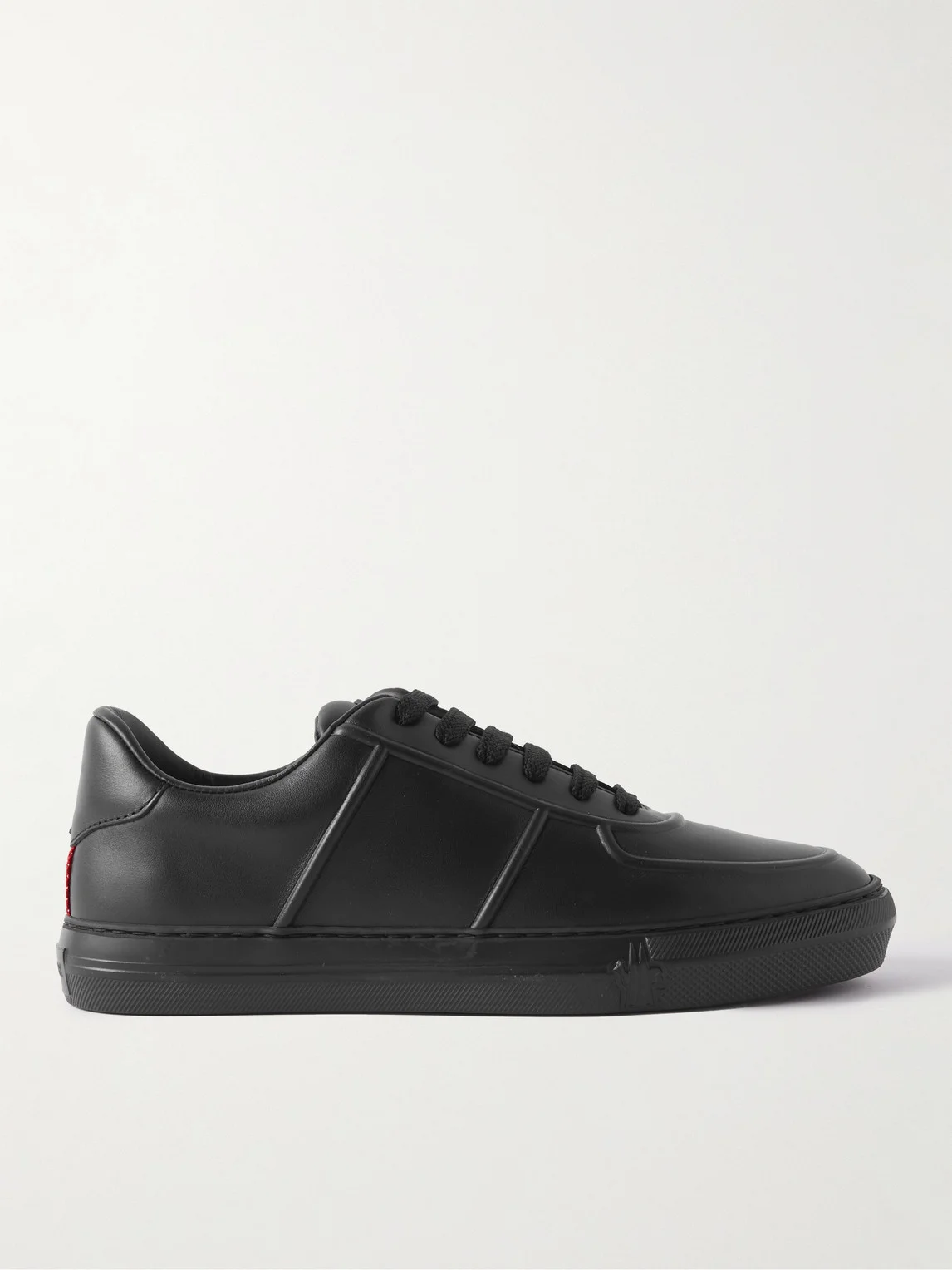 Neue York Logo-Appliquéd Leather Sneakers - 1