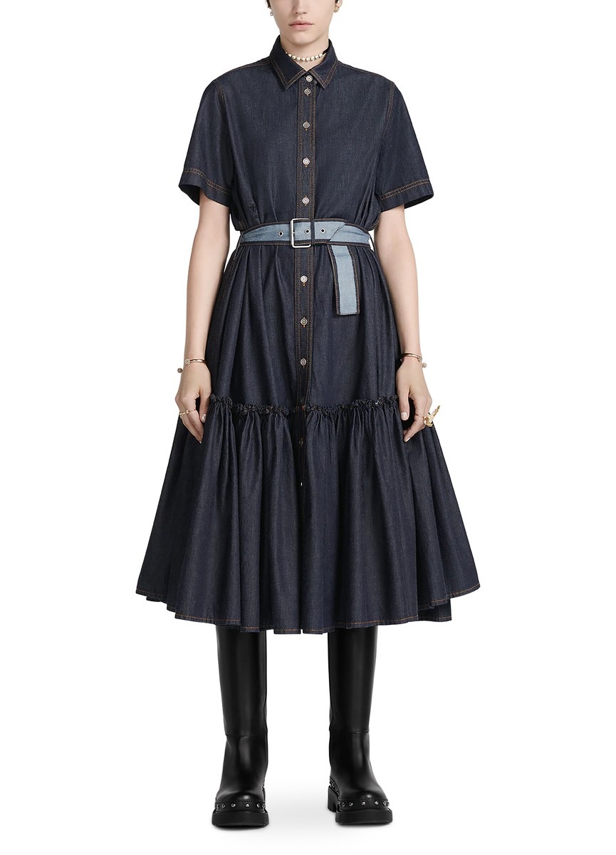 Dior Denim Couture Shirt Dress | REVERSIBLE