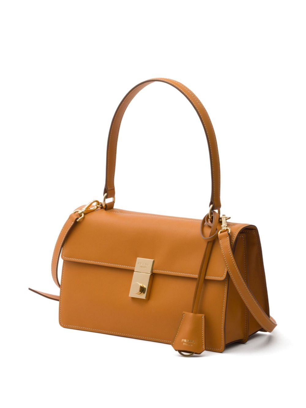 medium leather shoulder bag - 3