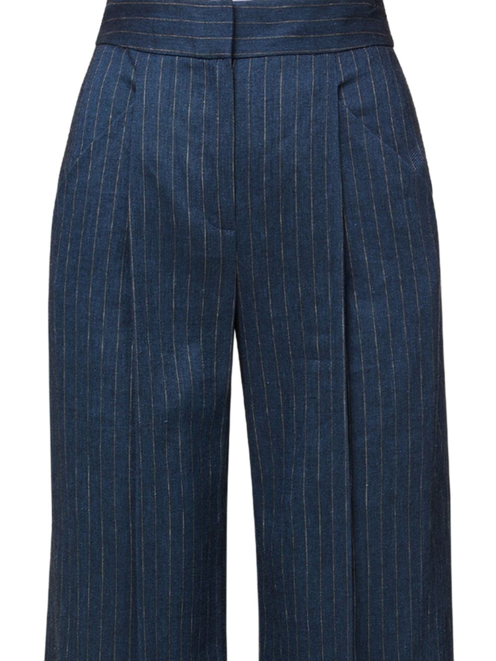 pinstripe tailored trousers - 2