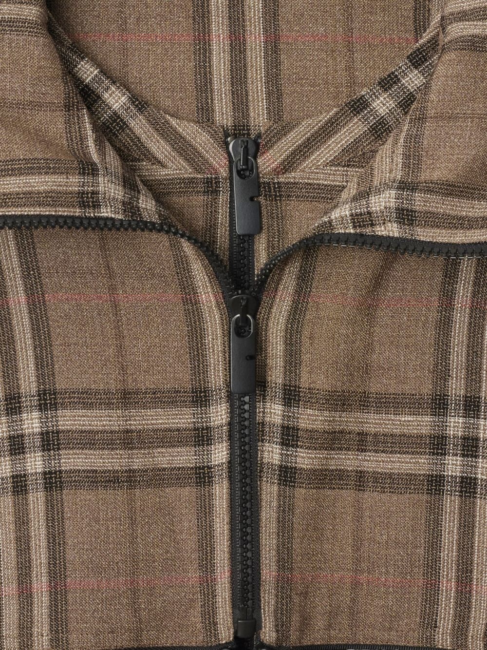 checked hoodie - 5