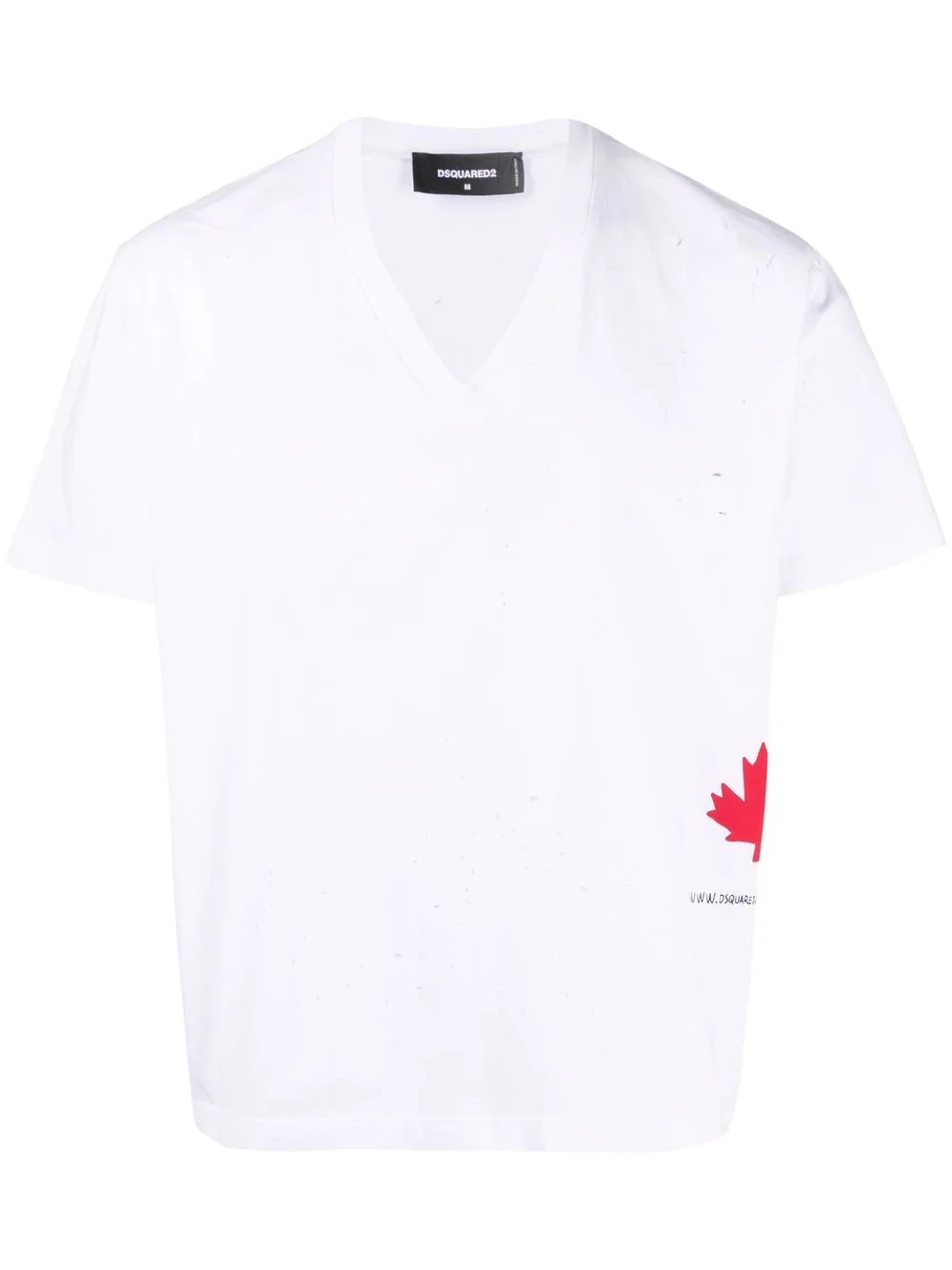 Maple Leaf logo-print T-shirt - 1