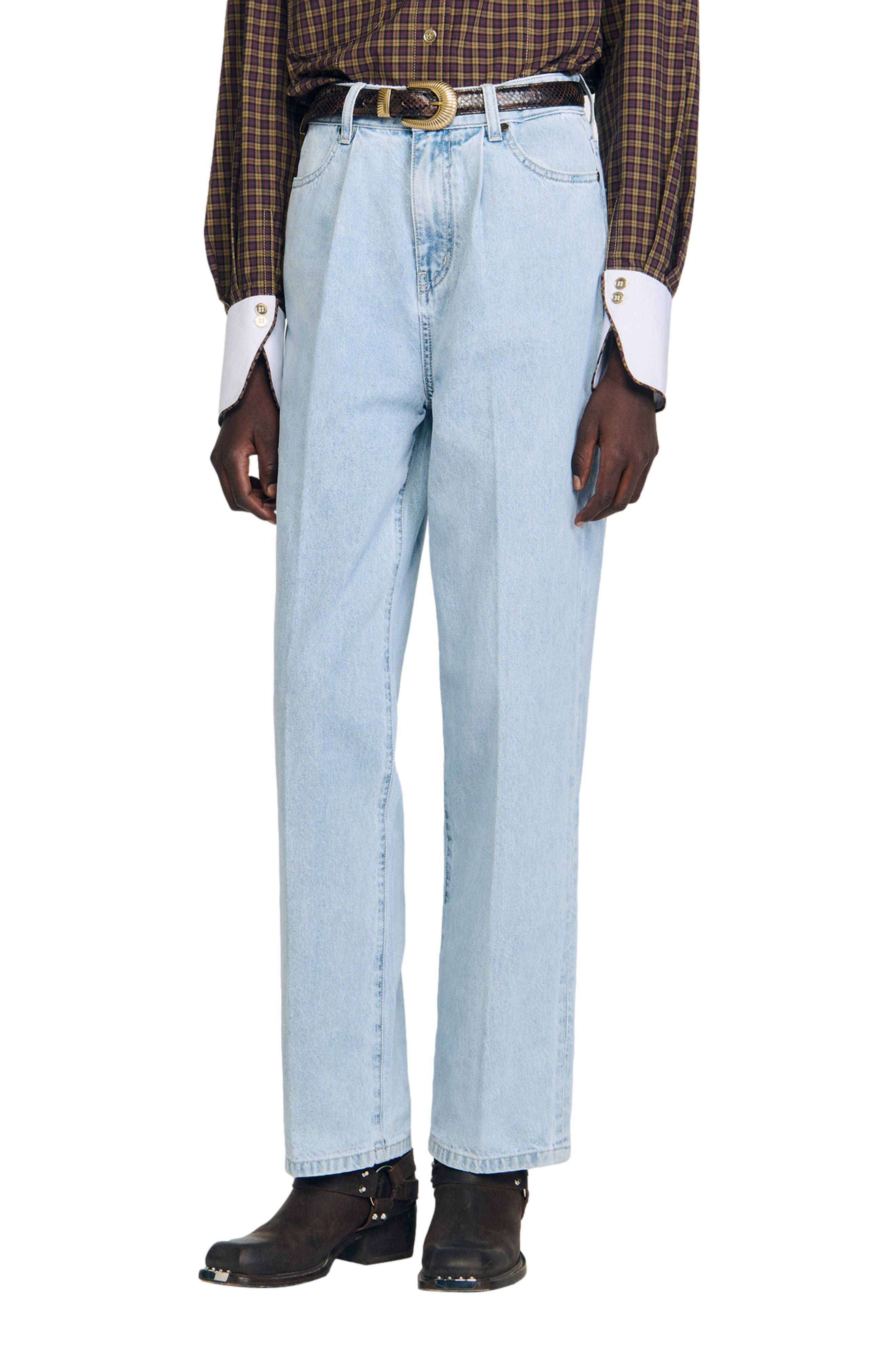 SANDRO Straight-leg jeans in Blue at Nordstrom - 2