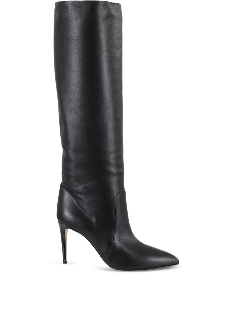 pointed-toe knee-high boots 1