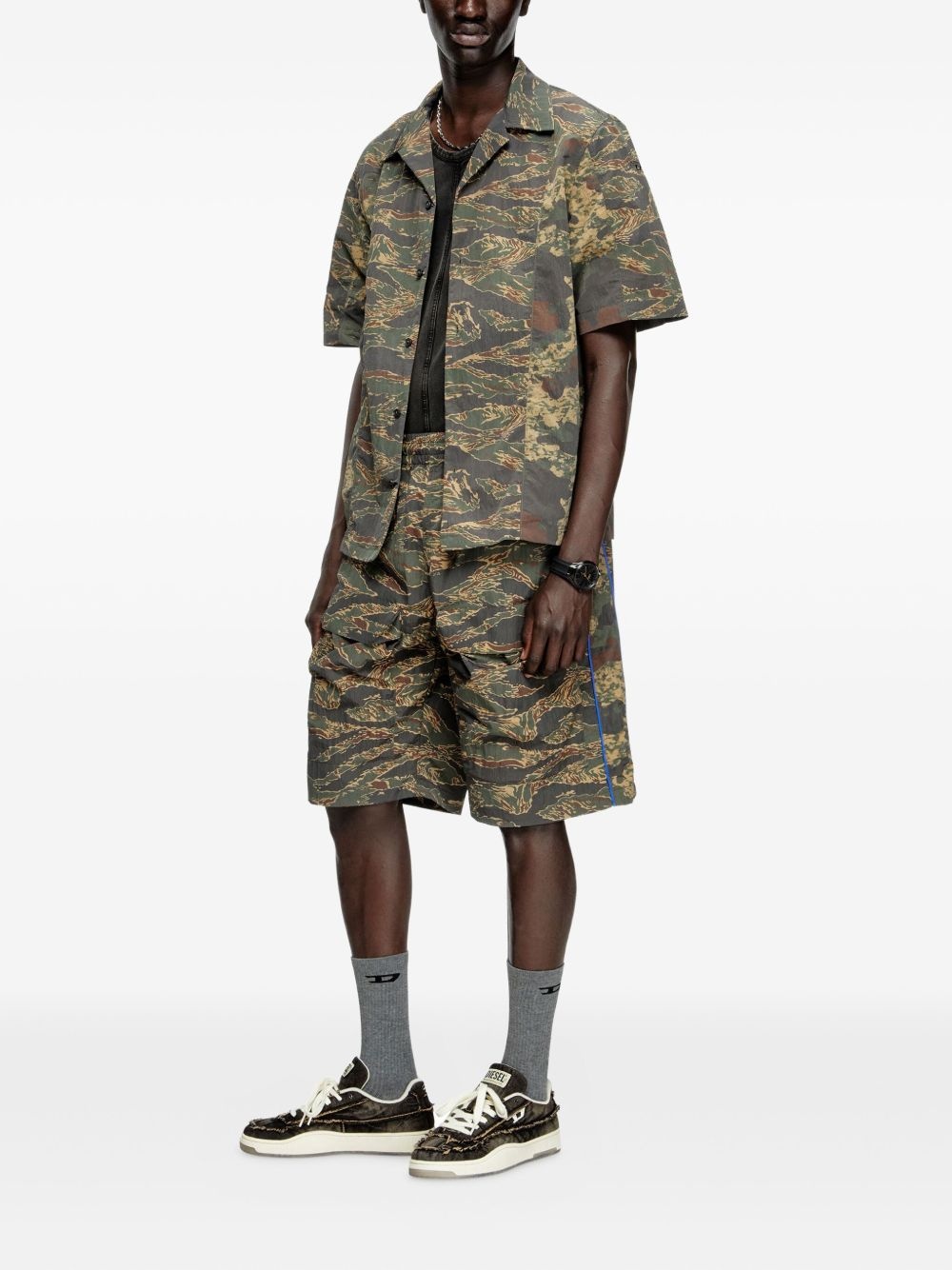 P-Ramos camouflage-print shorts - 2