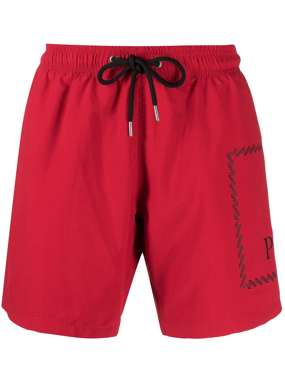 skull-logo swimshorts - 1