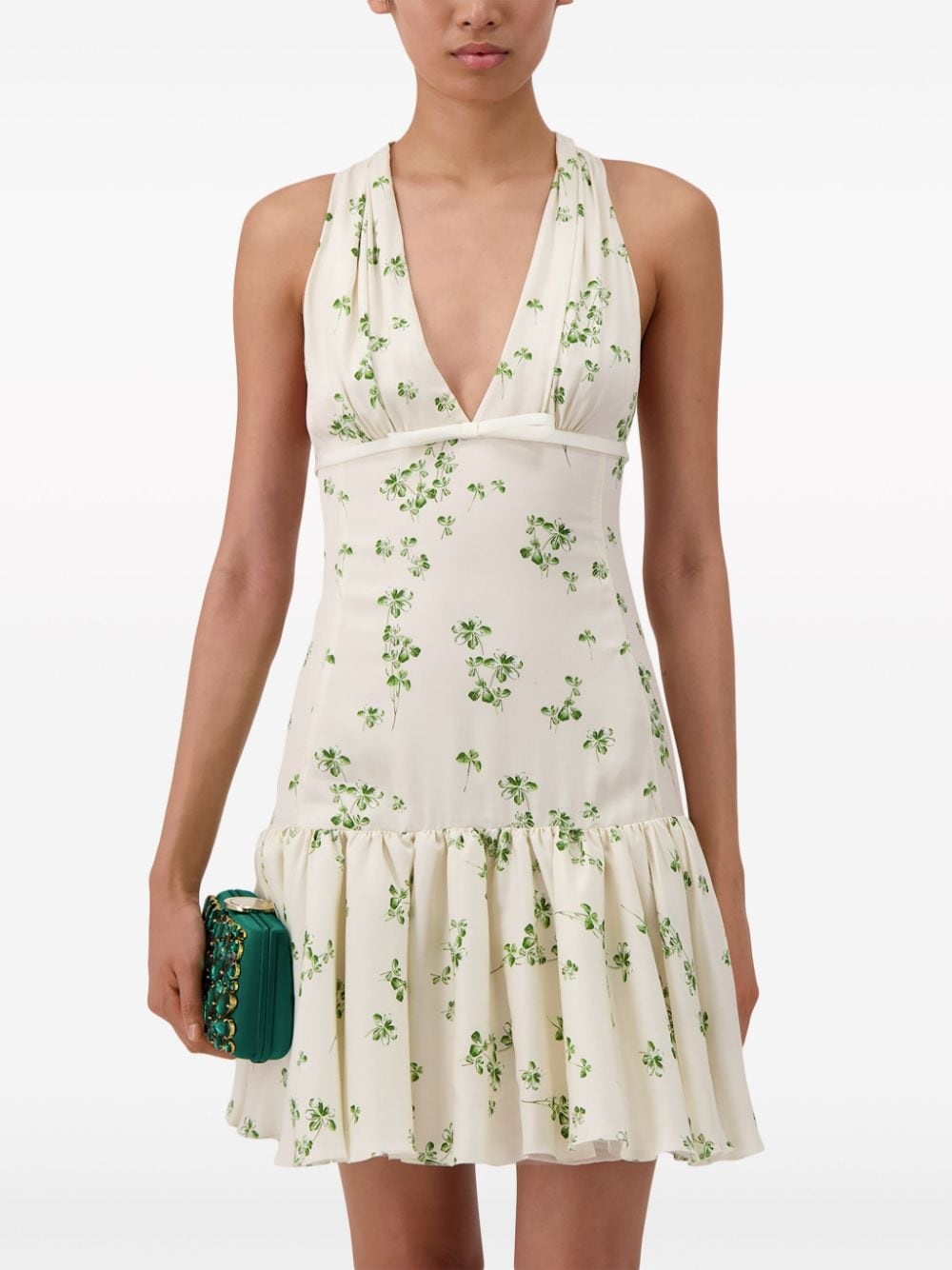 Lucky Love silk minidress - 4