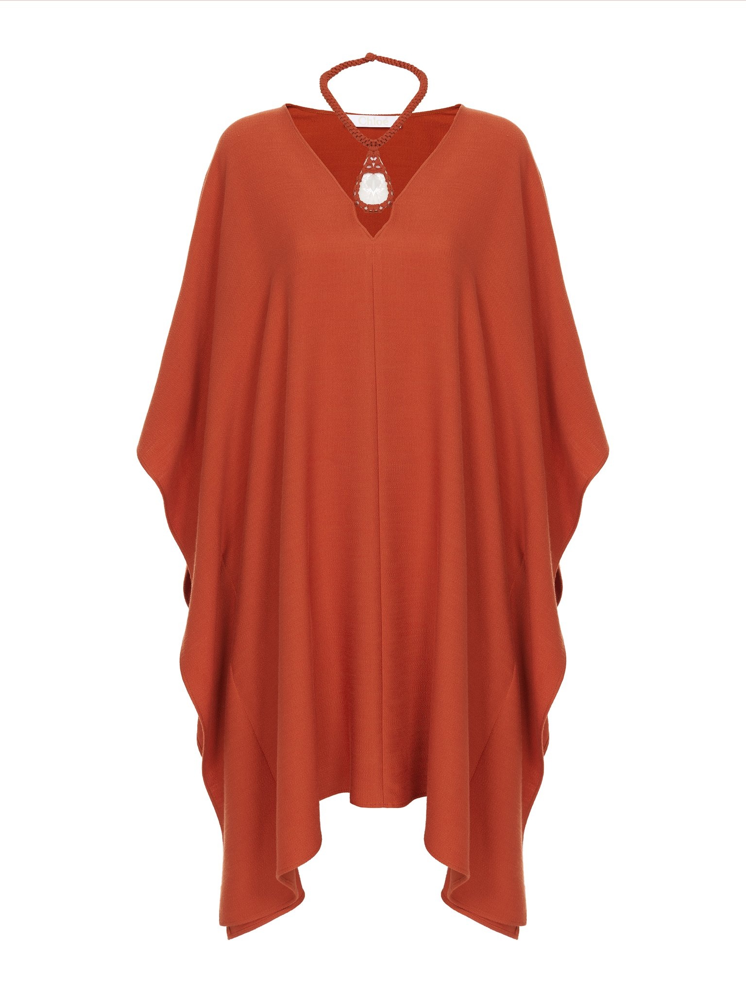 CAFTAN-INSPIRED SHORT DRESS - 1