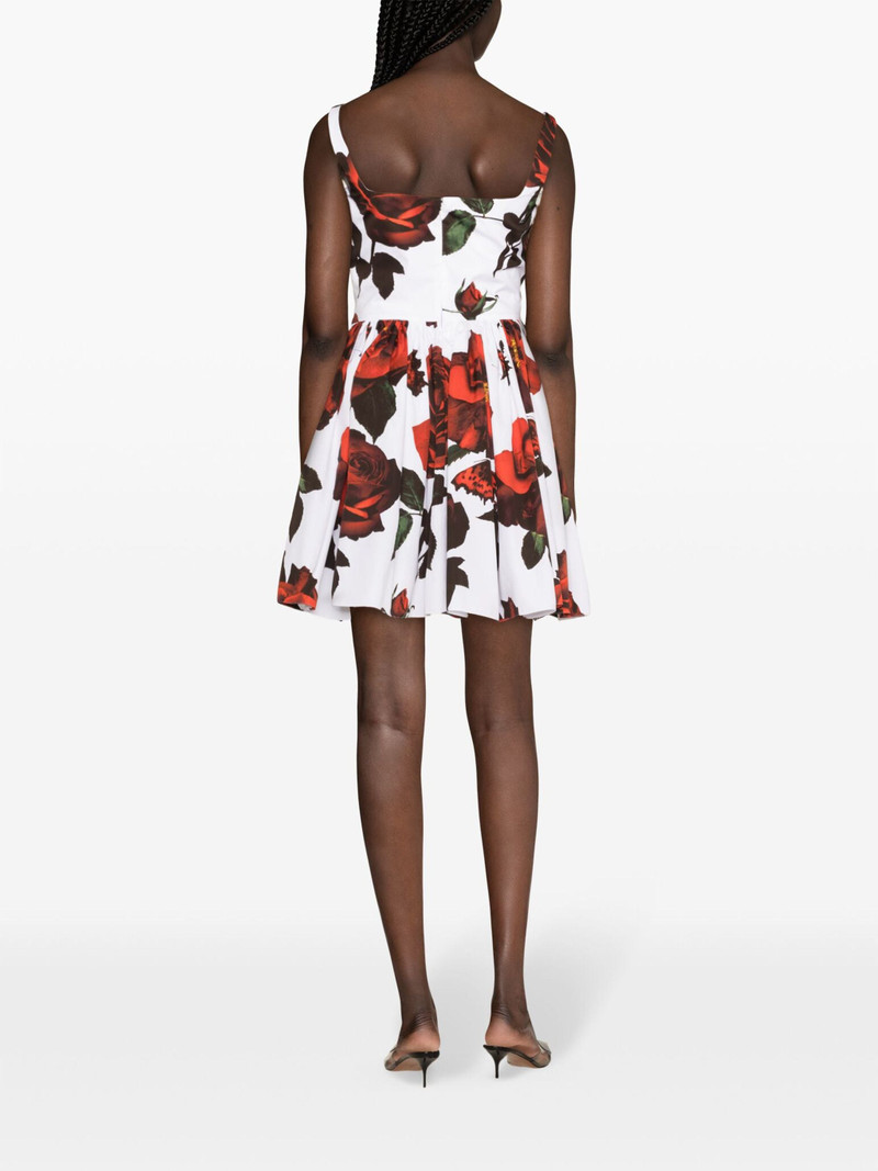 floral-print flared minidress 4