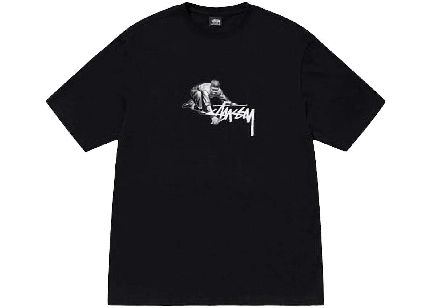 Stussy Worker Tee Black - 1