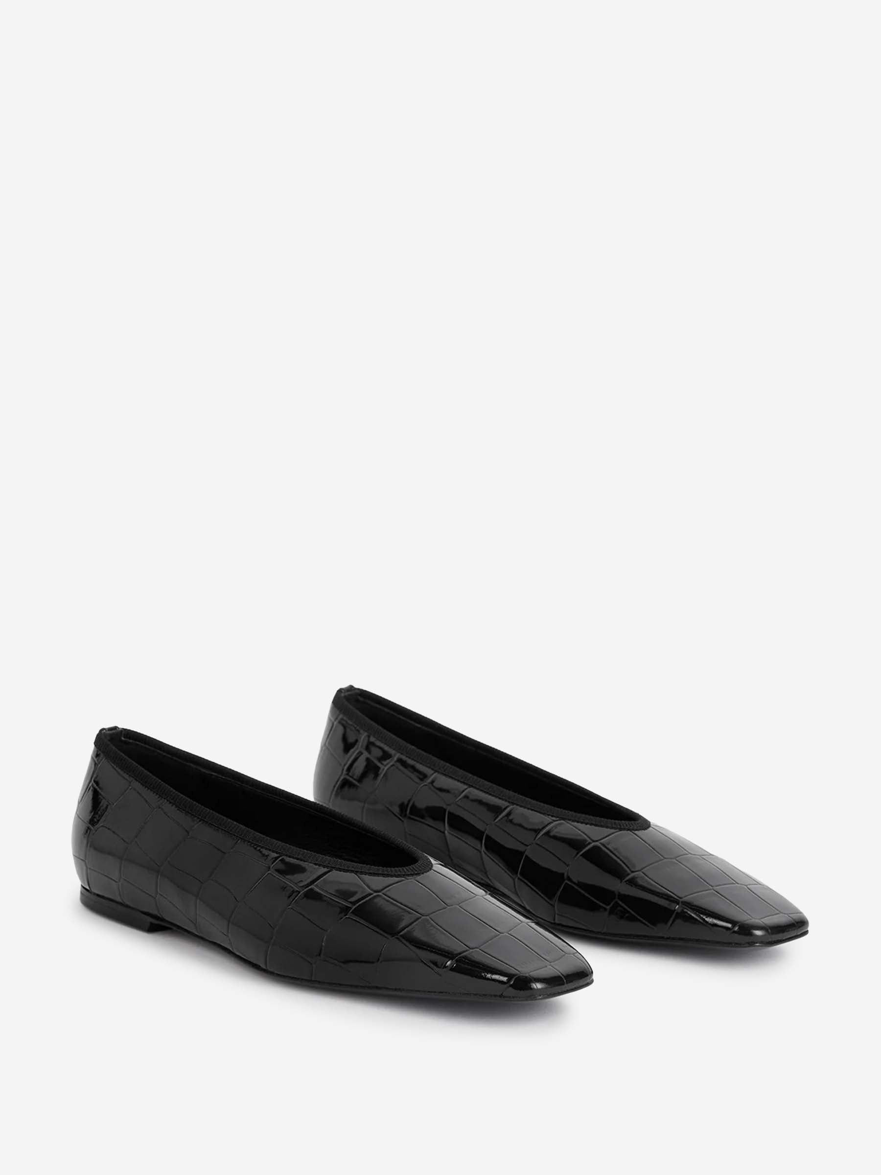 MINIMALIST CROCODILE BALLERINAS - 2