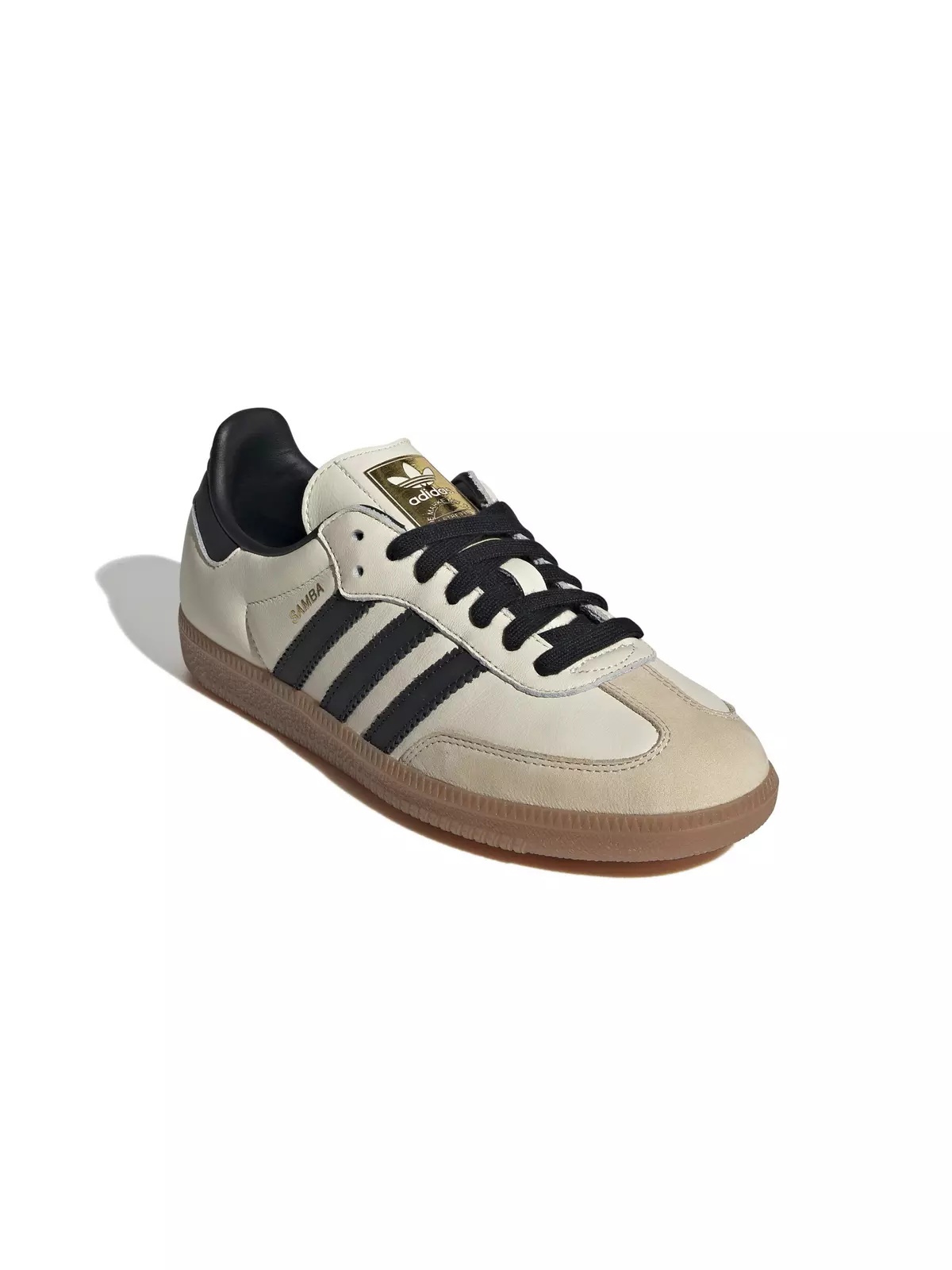 Originals Samba OG "Cream White/Core Black/Sand Strata" Women's Shoe - 5
