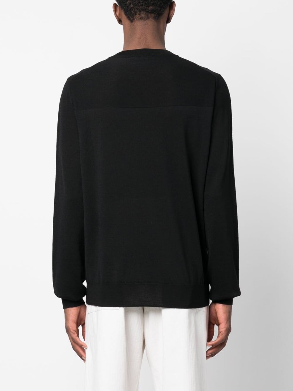 crew neck virgin wool jumper - 4