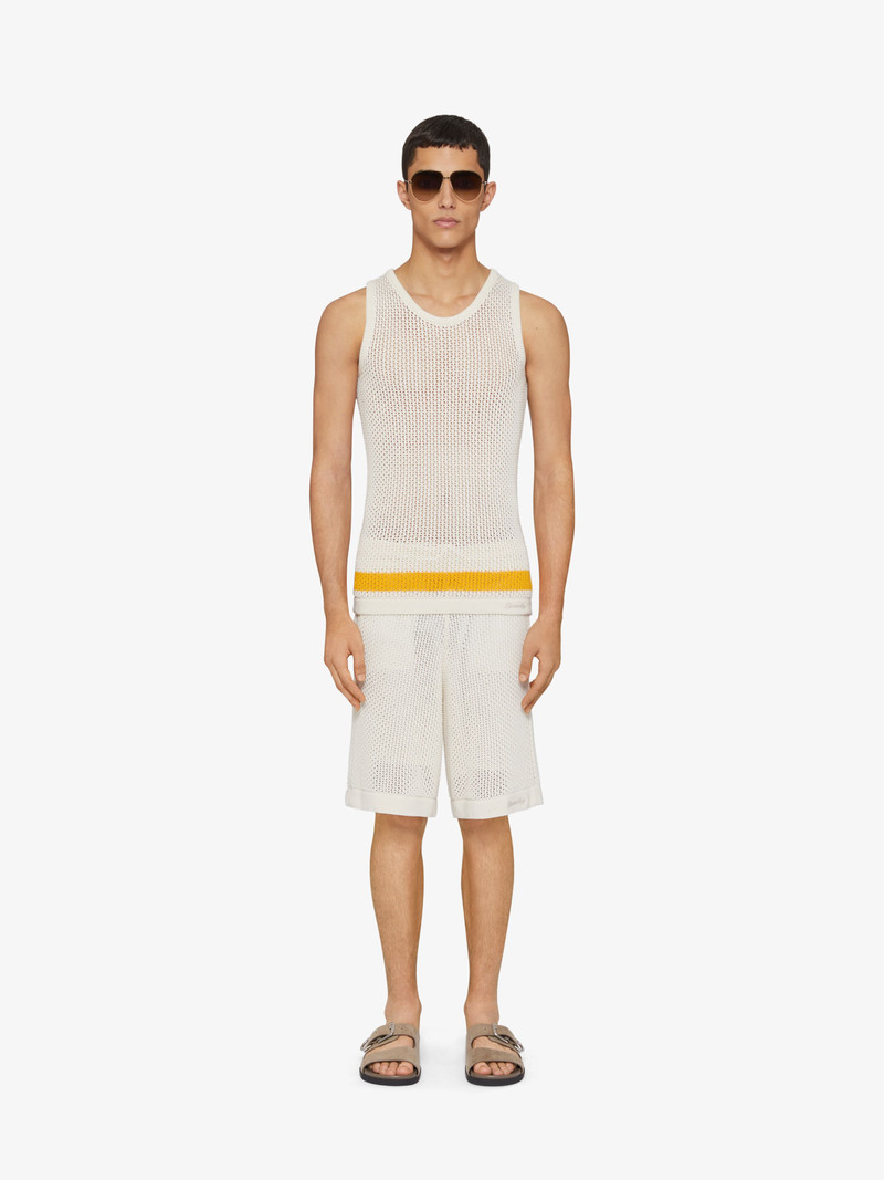 Givenchy BERMUDA SHORTS IN CROCHET outlook