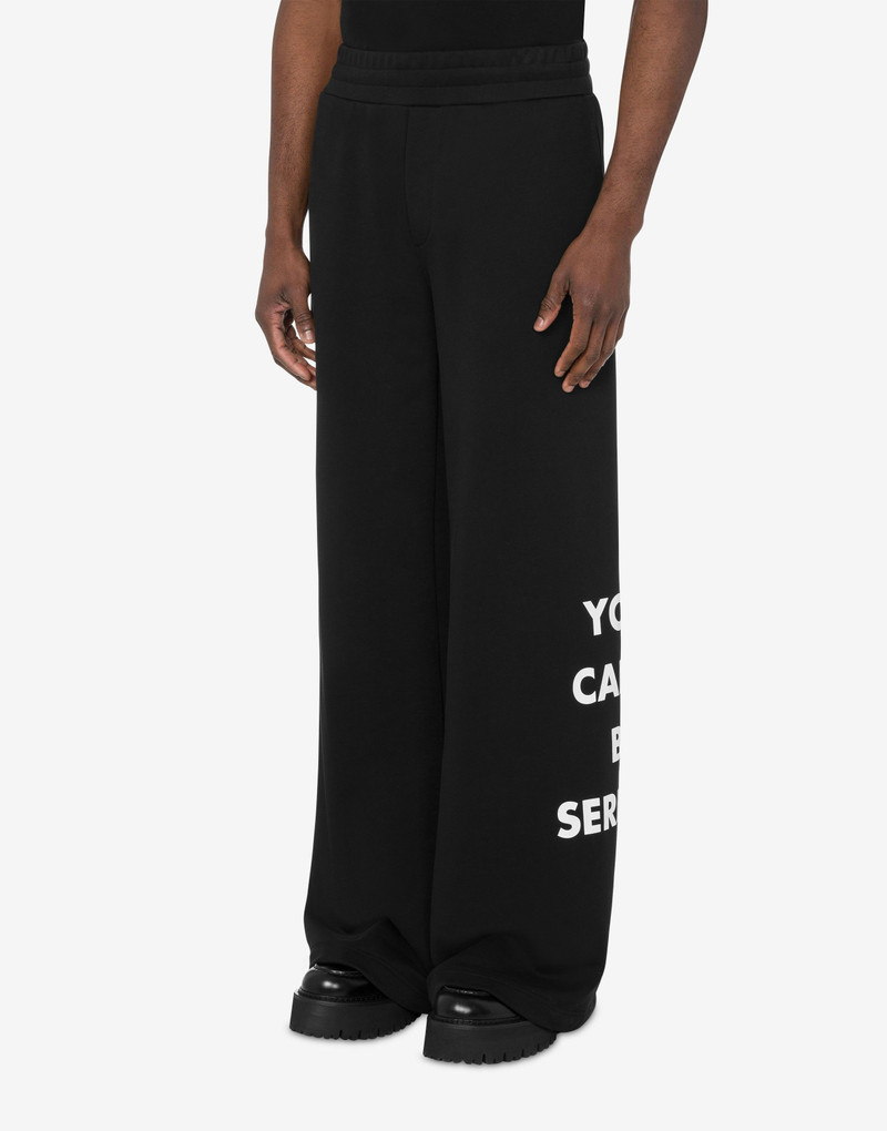 Moschino SWEATPANTS YOU CAN'T BE SERIOUS outlook