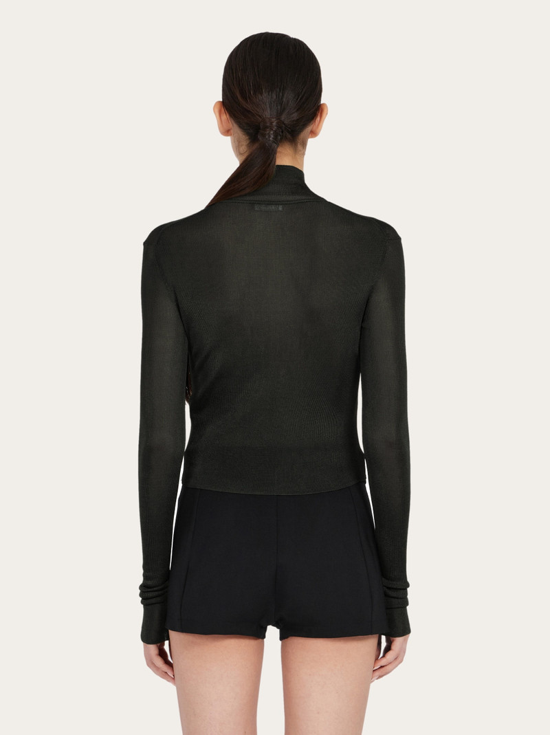 See through high neck top 3
