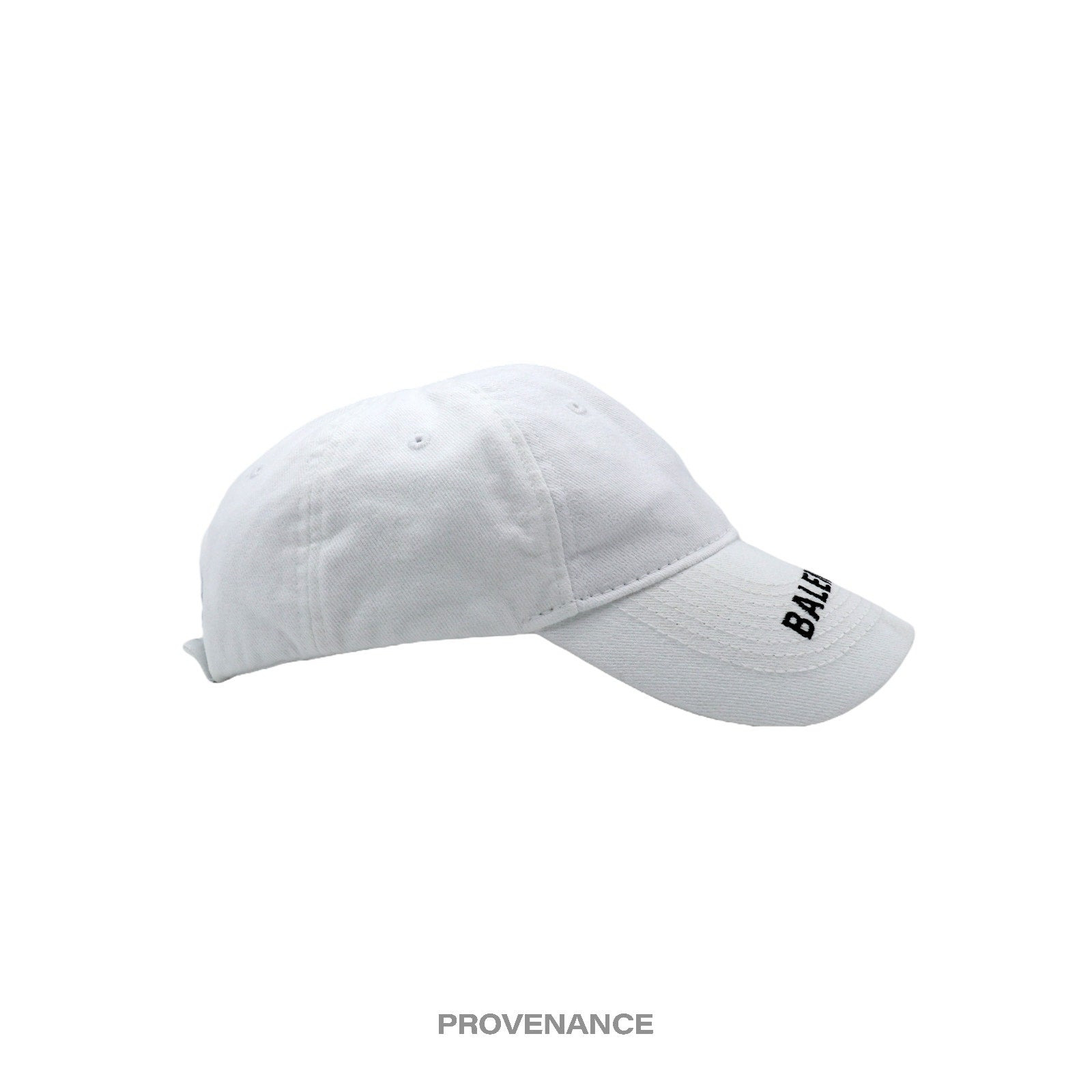 Balenciaga Embroidered Logo Cap - White - 6